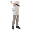 Женские брюки Brodeks KS328, белый/серый Женские брюки Brodeks KS328, белый/серый