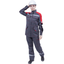 Куртка женская ХАЙ-ТЕК SAFETY летняя, серый/черный/красный Куртка женская ХАЙ-ТЕК SAFETY летняя, серый/черный/красный