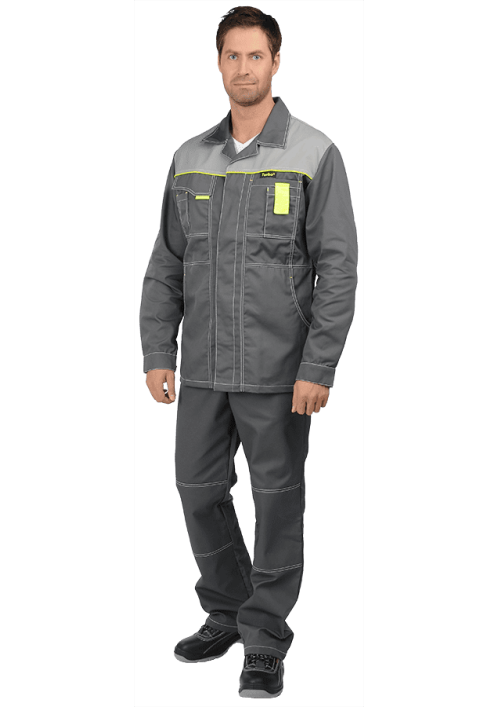 Куртка летняя ТУРБО удлиненная, т.серый/св.серый Куртка летняя ТУРБО удлиненная, т.серый/св.серый