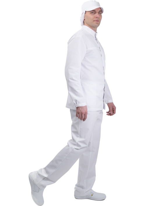 Куртка мужская АПРЕЛЬ ХАССП, белый Куртка мужская АПРЕЛЬ ХАССП, белый