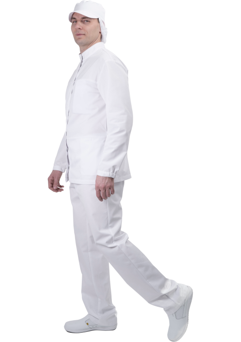 Куртка мужская АПРЕЛЬ ХАССП, белый Куртка мужская АПРЕЛЬ ХАССП, белый