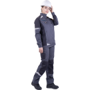 Куртка женская ТУРБО SAFETY летняя, т.серый/серый