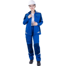 Куртка женская ТУРБО SAFETY летняя, т.синий/васильковый