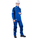 Куртка женская ТУРБО SAFETY летняя, т.синий/васильковый