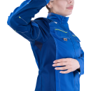 Куртка женская ТУРБО SAFETY летняя, т.синий/васильковый