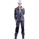 Куртка женская ТУРБО SAFETY летняя, серый/черный/красный Куртка женская ТУРБО SAFETY летняя, серый/черный/красный