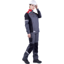 Куртка женская ТУРБО SAFETY летняя, серый/черный/красный Куртка женская ТУРБО SAFETY летняя, серый/черный/красный