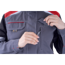 Куртка женская ТУРБО SAFETY летняя, серый/черный/красный Куртка женская ТУРБО SAFETY летняя, серый/черный/красный
