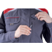 Куртка женская ТУРБО SAFETY летняя, серый/черный/красный