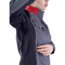 Куртка женская ТУРБО SAFETY летняя, серый/черный/красный Куртка женская ТУРБО SAFETY летняя, серый/черный/красный
