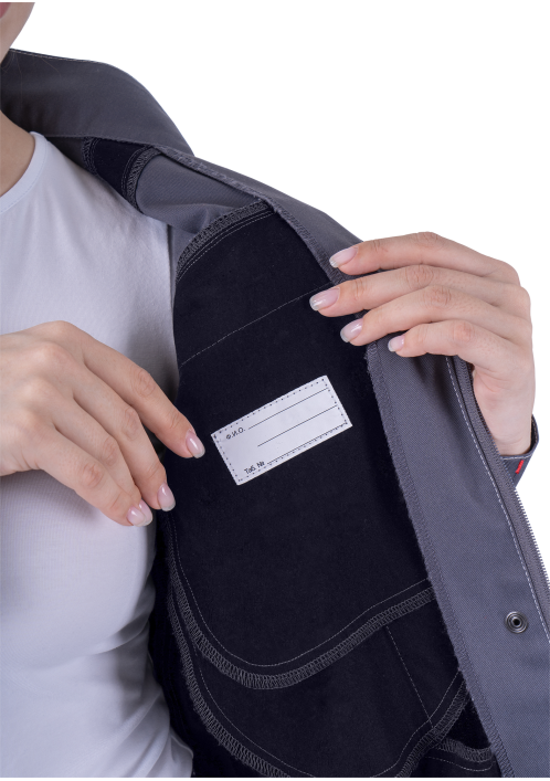 Куртка женская ТУРБО SAFETY летняя, серый/черный/красный Куртка женская ТУРБО SAFETY летняя, серый/черный/красный