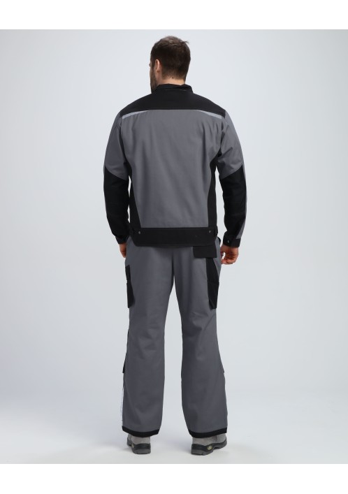 Куртка Милан (тк.Смесовая,270), т.серый/черный Куртка Милан (тк.Смесовая,270), т.серый/черный