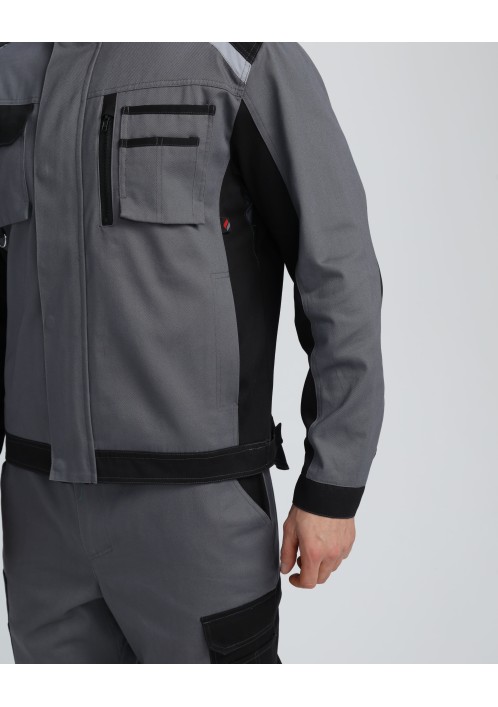 Куртка Милан (тк.Смесовая,270), т.серый/черный Куртка Милан (тк.Смесовая,270), т.серый/черный