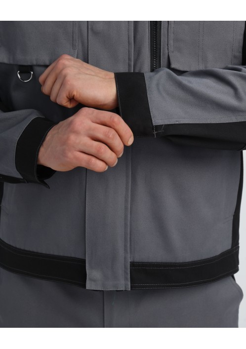 Куртка Милан (тк.Смесовая,270), т.серый/черный Куртка Милан (тк.Смесовая,270), т.серый/черный