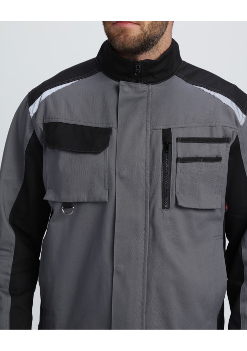 Куртка Милан (тк.Смесовая,270), т.серый/черный Куртка Милан (тк.Смесовая,270), т.серый/черный