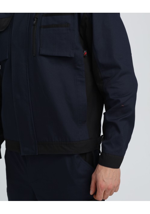 Куртка Милан (тк.Смесовая,270), т.синий/черный Куртка Милан (тк.Смесовая,270), т.синий/черный