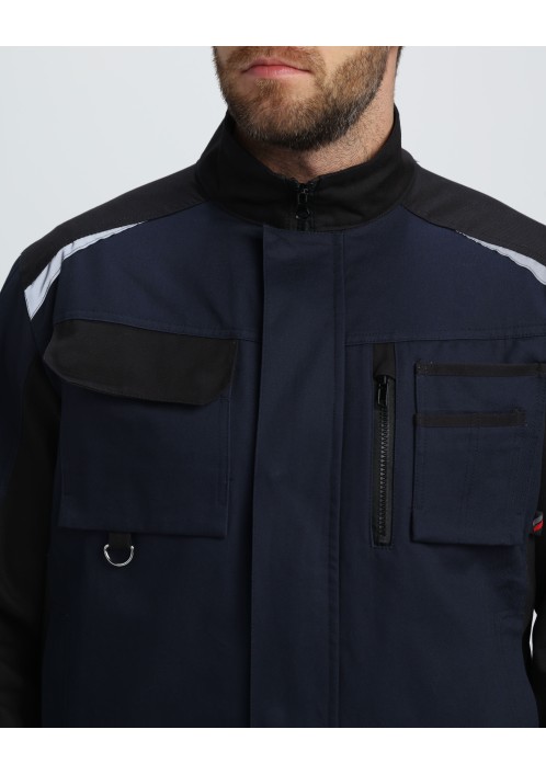 Куртка Милан (тк.Смесовая,270), т.синий/черный Куртка Милан (тк.Смесовая,270), т.синий/черный