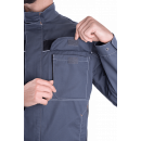 Куртка ПЕРФЕКТ летняя, серый/черный