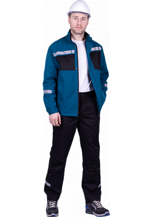 Куртка летняя СТРОНГ, бирюзовый/черный Куртка летняя СТРОНГ, бирюзовый/черный