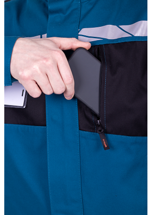 Куртка летняя СТРОНГ, бирюзовый/черный Куртка летняя СТРОНГ, бирюзовый/черный