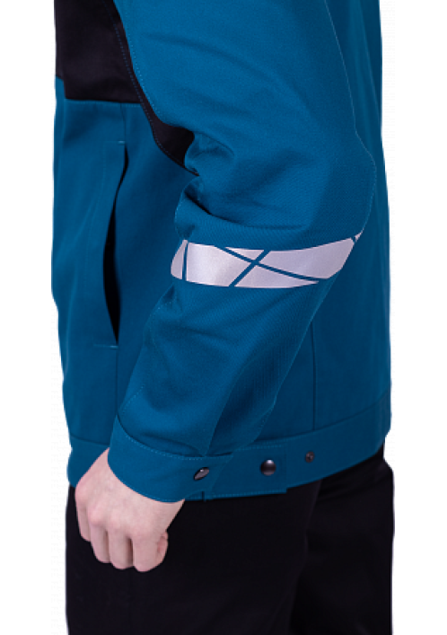 Куртка летняя СТРОНГ, бирюзовый/черный Куртка летняя СТРОНГ, бирюзовый/черный