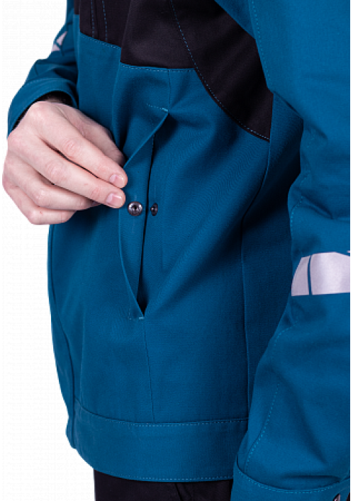 Куртка летняя СТРОНГ, бирюзовый/черный Куртка летняя СТРОНГ, бирюзовый/черный