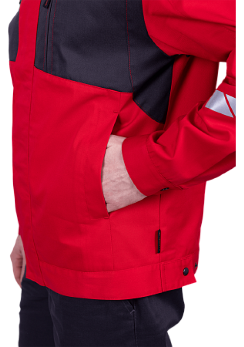 Куртка летняя СТРОНГ, красный/т.серый Куртка летняя СТРОНГ, красный/т.серый