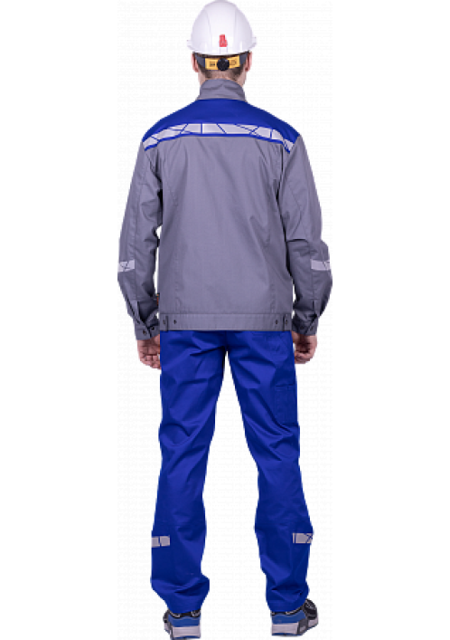 Куртка летняя СТРОНГ, серый/василек Куртка летняя СТРОНГ, серый/василек