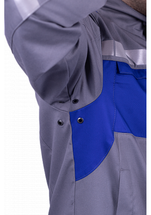 Куртка летняя СТРОНГ, серый/василек Куртка летняя СТРОНГ, серый/василек