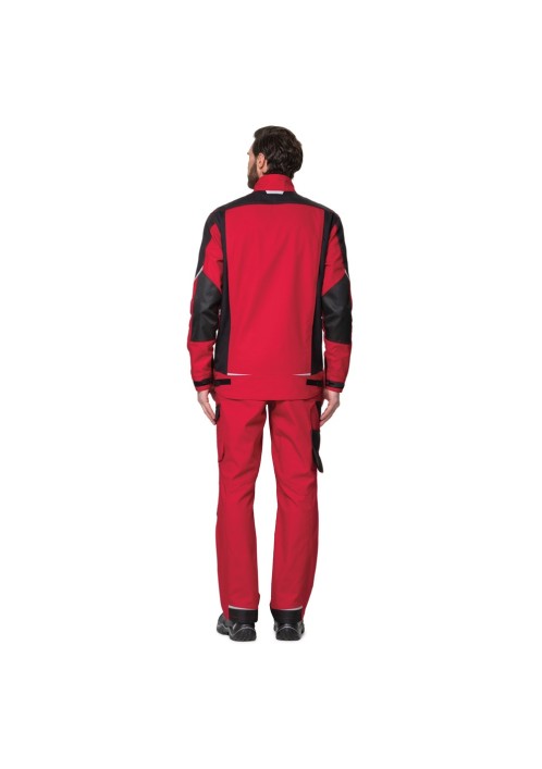 Куртка "Сюрвейер" (тк. 60% ХБ, 40% ПЭ), красный/чёрный Куртка "Сюрвейер" (тк. 60% ХБ, 40% ПЭ), красный/чёрный