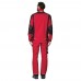 Куртка "Сюрвейер" (тк. 60% ХБ, 40% ПЭ), красный/чёрный