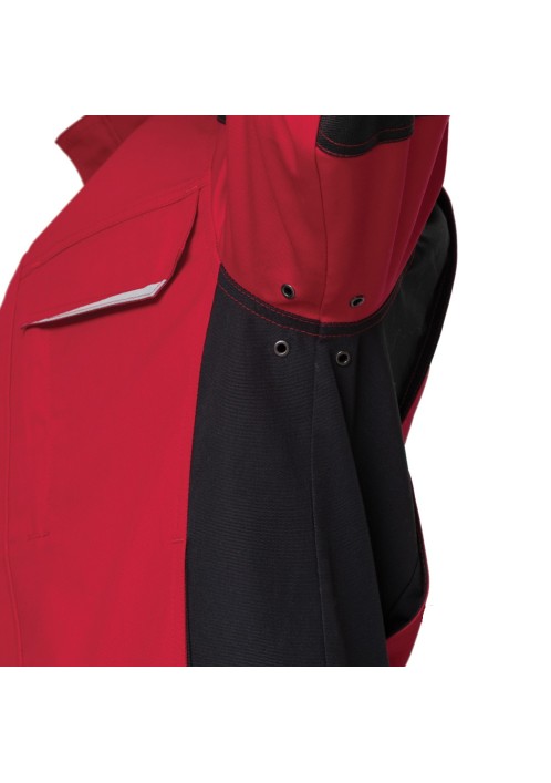 Куртка "Сюрвейер" (тк. 60% ХБ, 40% ПЭ), красный/чёрный Куртка "Сюрвейер" (тк. 60% ХБ, 40% ПЭ), красный/чёрный