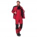 Куртка "Сюрвейер" (тк. 60% ХБ, 40% ПЭ), красный/чёрный