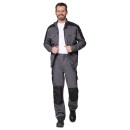 Куртка "Сюрвейер" (тк. 60% ХБ, 40% ПЭ), т.серый/чёрный