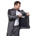 Куртка "Сюрвейер" (тк. 60% ХБ, 40% ПЭ), т.серый/чёрный