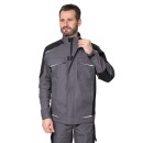 Куртка "Сюрвейер" (тк. 60% ХБ, 40% ПЭ), т.серый/чёрный
