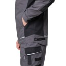 Куртка "Сюрвейер" (тк. 60% ХБ, 40% ПЭ), т.серый/чёрный