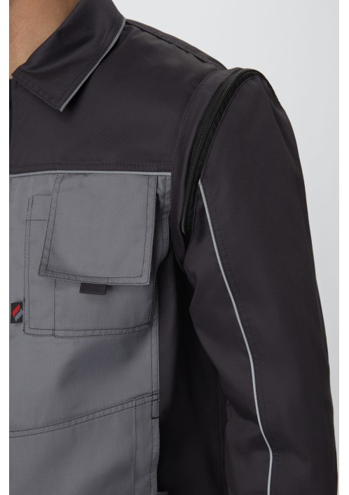 Куртка-трансформер Лидер, т.серый/св.серый Куртка-трансформер Лидер, т.серый/св.серый