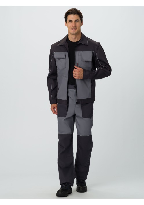 Куртка-трансформер Лидер, т.серый/св.серый Куртка-трансформер Лидер, т.серый/св.серый