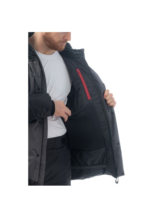 Зимняя куртка Brodeks KW231, серый/черный Зимняя куртка Brodeks KW231, серый/черный