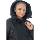 Зимняя женская куртка-парка Brodeks KW258, черный