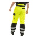 Зимние сигнальные брюки Brodeks KW 308, черный/желтый Зимние сигнальные брюки Brodeks KW 308, черный/желтый