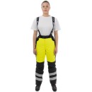 Зимние женские сигнальные брюки Brodeks KW 330, желтый/черный Зимние женские сигнальные брюки Brodeks KW 330, желтый/черный