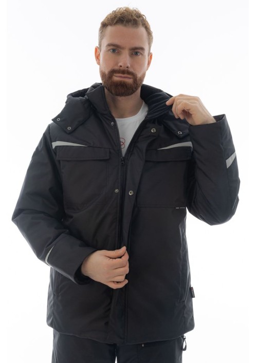 Зимний костюм Brodeks KW603, черный Зимний костюм Brodeks KW603, черный