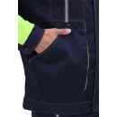 Костюм мужской "Оптимальный" летний с брюками т.синий/лимонный Костюм мужской "Оптимальный" летний с брюками т.синий/лимонный