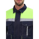 Костюм мужской "Оптимальный" летний с брюками т.синий/лимонный Костюм мужской "Оптимальный" летний с брюками т.синий/лимонный