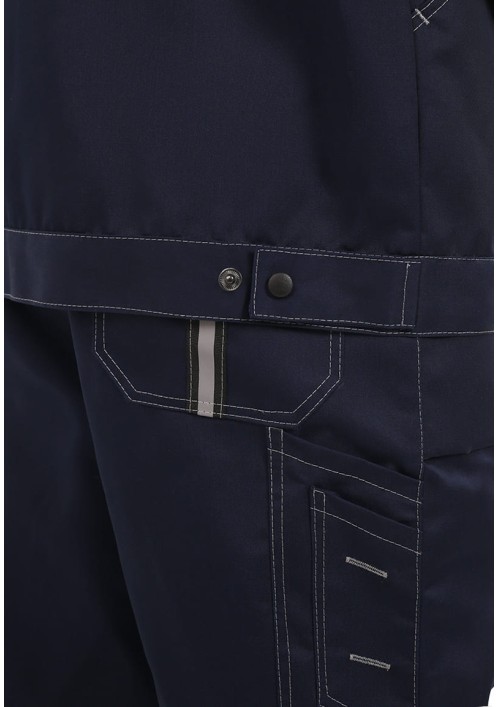 Костюм мужской "Оптимальный" летний с брюками т.синий/лимонный Костюм мужской "Оптимальный" летний с брюками т.синий/лимонный