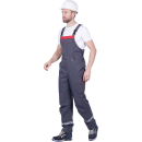 Полукомбинезон ХАЙ-ТЕК SAFETY летний, серый/красный