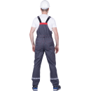 Полукомбинезон ХАЙ-ТЕК SAFETY летний, серый/красный