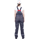 Полукомбинезон женский ХАЙ-ТЕК SAFETY летний, серый/красный Полукомбинезон женский ХАЙ-ТЕК SAFETY летний, серый/красный